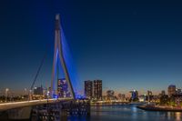 VerlichtME ME chronic disease 2019 blue landmarks Rotterdam