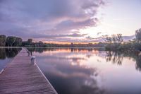 Kralingen plas Kralingse bos zonsopkomst water spiegeling uitkijktoren